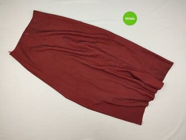 bordowa spódnice midi: Spódnica damska, rozmiar M — 3