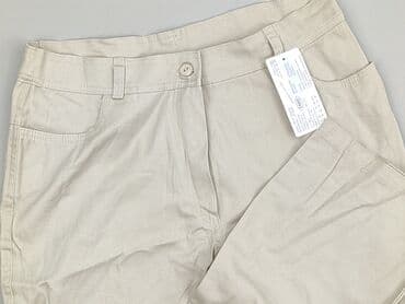 beżowe spodnie new yorker: Spodnie materiałowe damskie, rozmiar L — 1