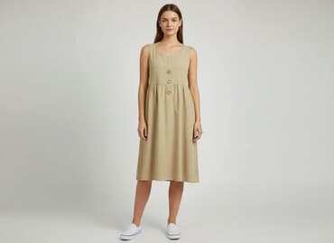 sukienka maskująca brzuch i biodra: Sukienka damska, rozmiar M — 1