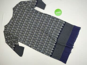 błękitna sukienki midi: Sukienka damska, rozmiar L — 2