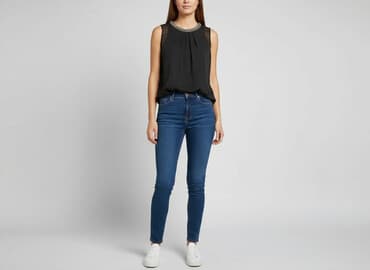 eleganckie bluzki czarne: Zеro, Bluzka damska, rozmiar S — 6