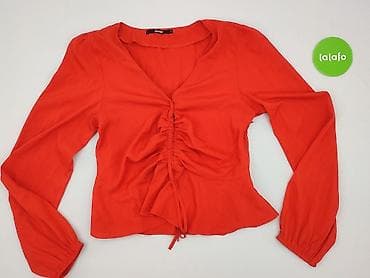 czerwona bluza pull: Bik Bok, Bluzka damska, rozmiar L — 2