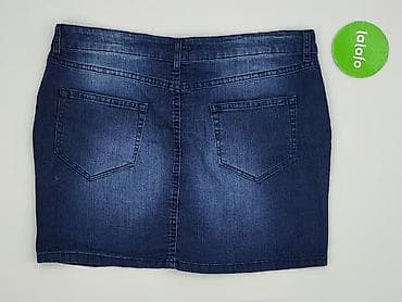 moda jeansy: F&F, Spódnica damska, rozmiar L — 3
