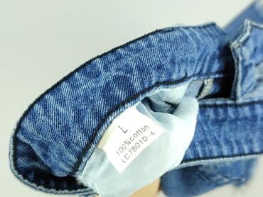 cuffed jeans: Denim, Jeansy damskie, rozmiar L — 4