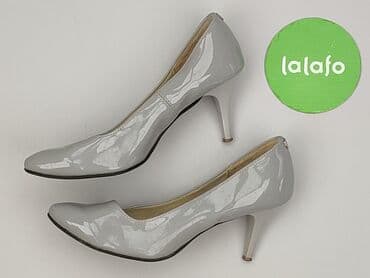 biale buty z kokardą: Półbuty damskie, rozmiar 37 — 3