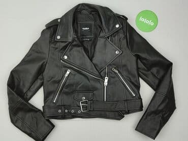 koszulki z motywem motocyklowym: PULL&BEAR, Kurtka skórzana damska, M — 2