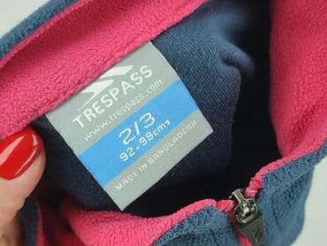 sukienki z weluru i aksamitu allegro: Sweatshirt, Trespass, 2-3 years, 92-98 cm, condition - Very good — 4