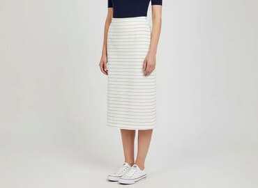 spódniczka dżinsowe z wysokim stanem: Spódnica damska, rozmiar S — 5