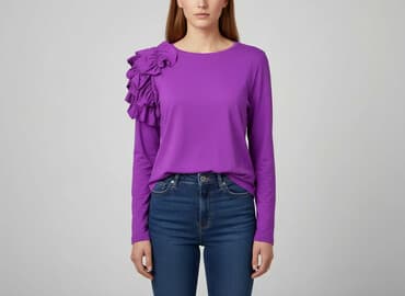 mango sukienka fioletowa: Fancy, Bluzka damska, rozmiar M — 7