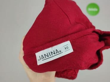 czerwona bluzki plus size: Janina, Bluzka damska, XS — 5