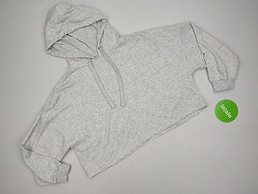 bluza pull and bear szara: Sinsay, Bluza z kapturem damska, rozmiar S — 2