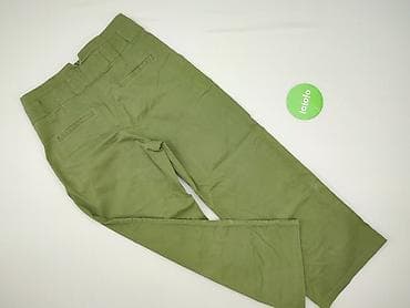 khaki spódnice: Spodnie materiałowe damskie, rozmiar L — 3