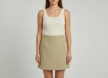 spódnice długie beżowa: Spódnica damska, rozmiar S — 5