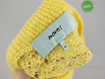 sweter w paski z serduszkiem: Moves, Kardigan damski, M — 4