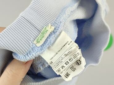 czarne woskowane spodnie: Spodnie dresowe, Benetton, 3-6 miesięcy, stan - Dobry — 4