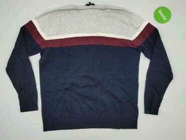 sweter w paski stradivarius: Peacocks, Sweter dla mężczyzn, rozmiar XL — 3