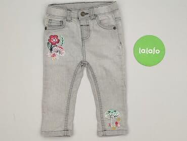 oryginalne sukienki midi: Spodnie jeansowe, So cute, 9-12 miesięcy, stan - Idealny — 2