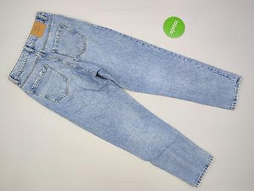blue mom fit jeans: Stradivarius, Jeansy damskie, rozmiar S — 3