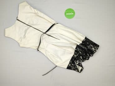 elegancka sukienki z odkrytymi ramionami: Sukienka damska, rozmiar S — 4