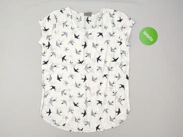 top z piórami czarny: Vero Moda, T-shirt damski, M — 2