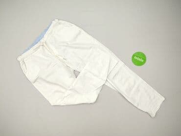 biale buty skarpetkowe: Spodnie damskie, rozmiar M — 2