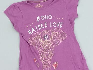 T-shirts: T-shirt, Lupilu, 5-6 years, 110-116 cm, condition - Very good
