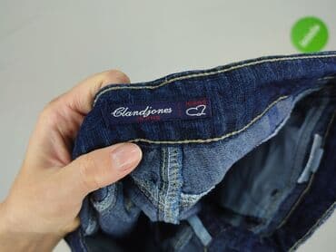 jeansy cropped damskie: Spodnie 3/4 damskie, rozmiar L — 4