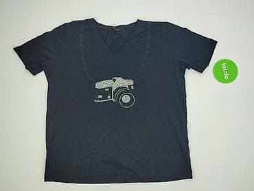 black squad oversized fit: T-shirt damski, rozmiar 3XL — 2