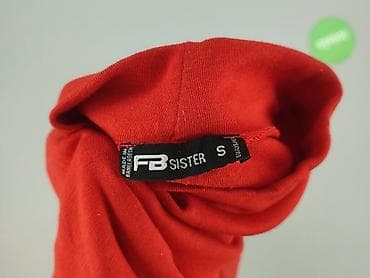 bluzki basic z dekoltem v: FB Sister, Top damski, rozmiar S — 4