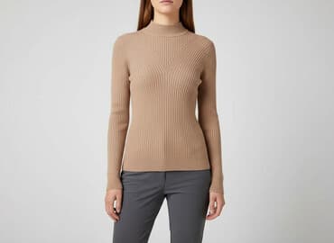 sweter hm w paski: H&M, Golf damski, rozmiar S — 1