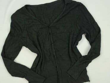bluzki z długim rękawem dekolt w serek: Kardigan damski, rozmiar S — 1