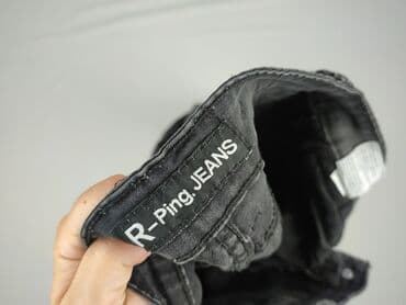 czarne jeansy damskie stylizacje: Jeansy damskie, rozmiar XS — 4