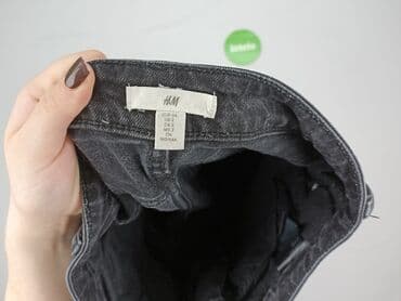 hm krótkie spodenki czarne: H&M, Jeansy damskie, rozmiar S — 5