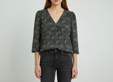 czarna bluza 134: Promod, Bluzka damska, rozmiar S — 6