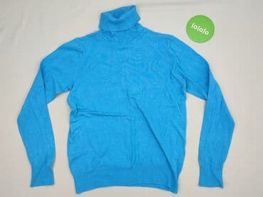 sweter w paski h: Oodji, Golf damski, rozmiar 2XL — 2