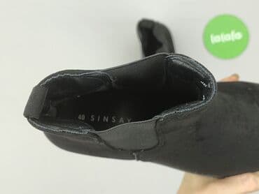 sagan buty zimowe: Sinsay, Botki damskie, rozmiar 40 — 6