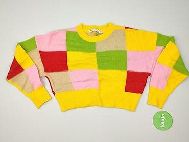 sweter crop top: Zara, Sweter damski, rozmiar M — 2