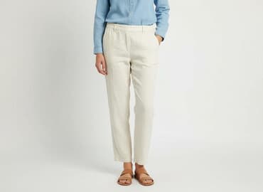 sandały na haluksy na jeden palec: Spodnie materiałowe damskie, rozmiar M — 5