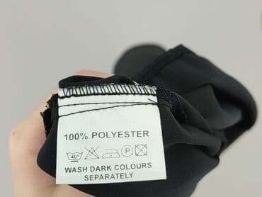 czarne luźne sukienki: Top damski, rozmiar XL — 4