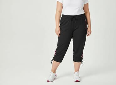 krótkie spodenki dresowe damskie allegro: Spodnie 3/4 damskie, rozmiar 4XL — 7