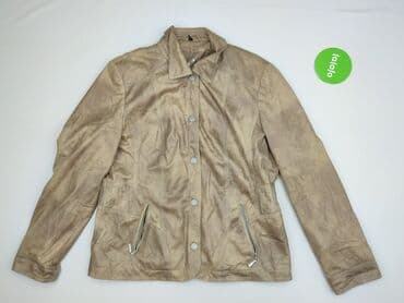 костюми жіночі класичні: Women`s leather jacket, size L (EU 40) — 2