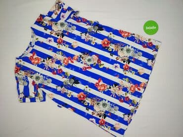 kolorowa bluzka w paski: Women's blouse, size M — 3