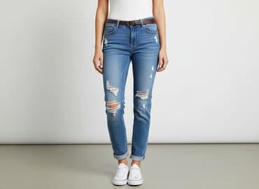 jeansy damskie dziury: R. Display, Jeansy damskie, rozmiar S — 6