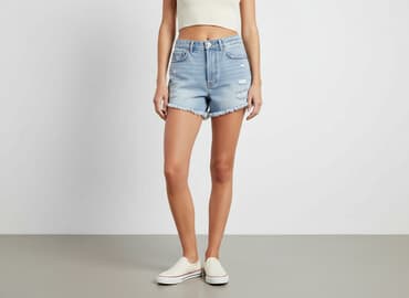 cropped jeans: Cropp, Szorty damskie, rozmiar M — 6