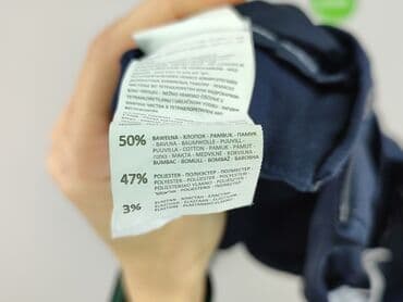 granatowe chinosy damskie: Reserved, Spodnie materiałowe damskie, rozmiar XS — 5