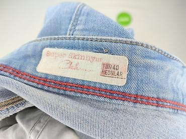 crocs 39: Clockhouse, Jeansy damskie, rozmiar L — 4