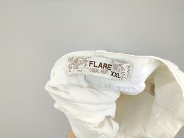 spodnie z wysokim stanem dla wysokich: Spodnie 3/4 damskie, 2XL — 4