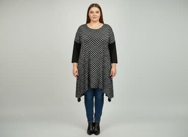 piękna po czterdziestce sukienki: Sukienka damska, rozmiar 4XL — 1