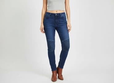 jeansy damskie granatowe: Esmara, Jeansy damskie, rozmiar L — 7