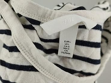 oversize t shirt basic: H&M, T-shirt damski, rozmiar L — 5